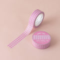 Ruban Washi Vichy Rose