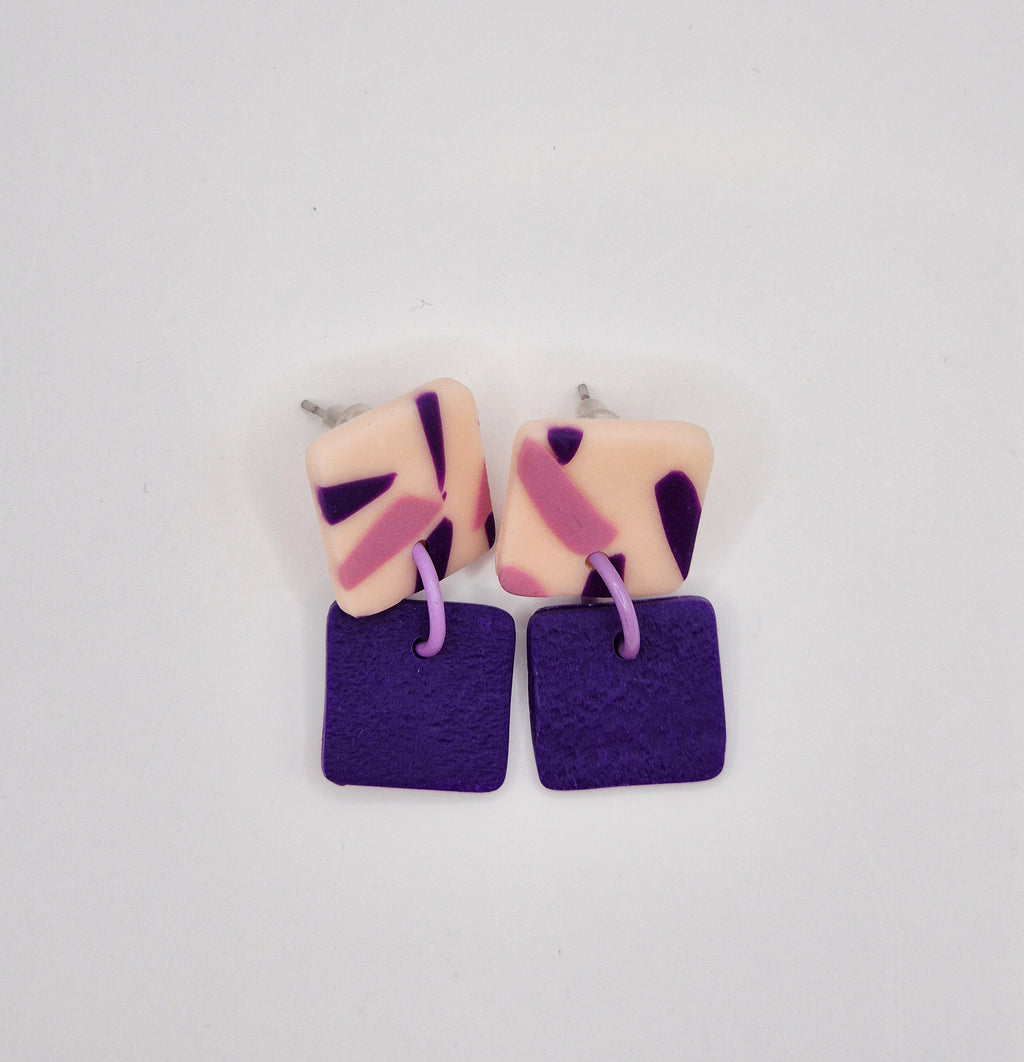 BO POP Mondrian rose et violet