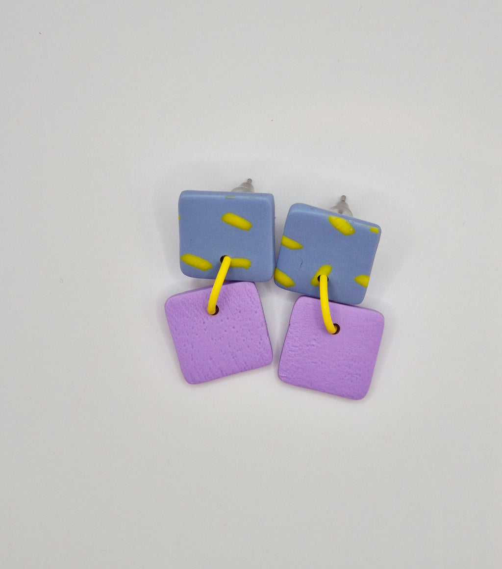 BO POP Mondrian bleu et violet