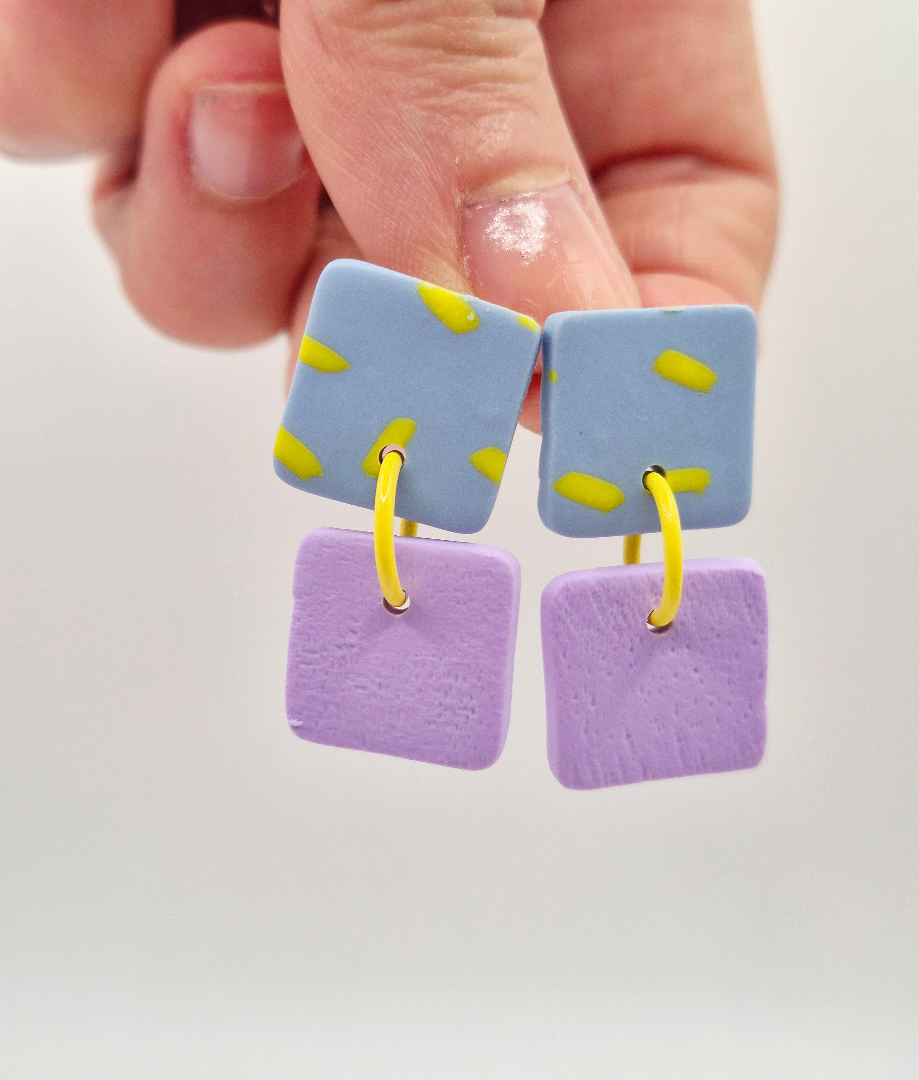 BO POP Mondrian bleu et violet