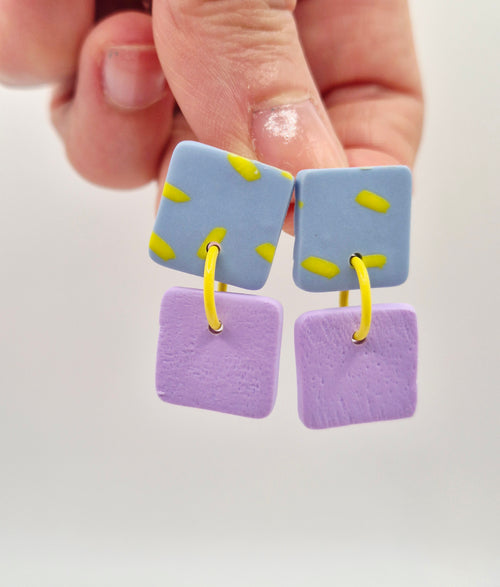 BO POP Mondrian bleu et violet