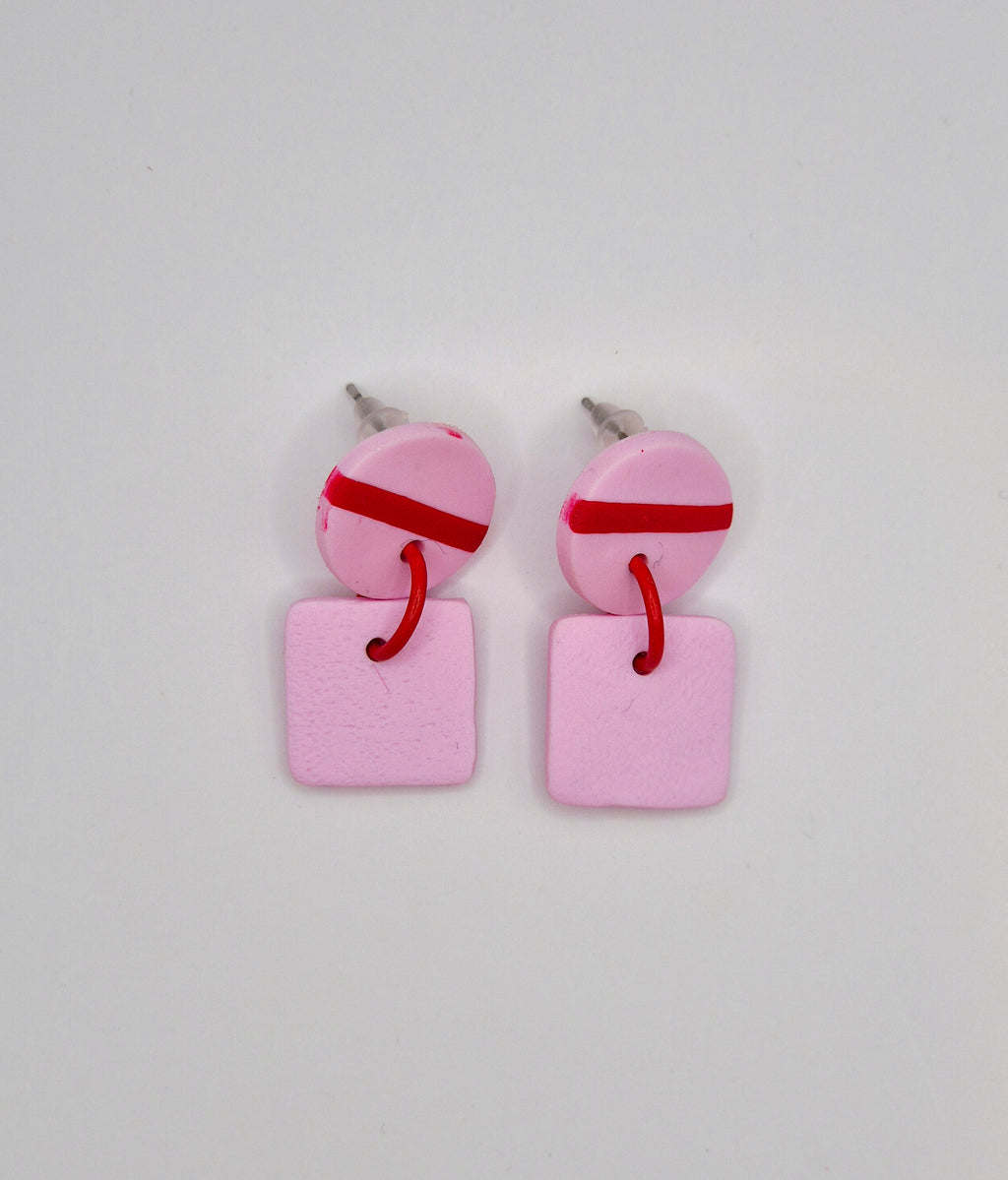 BO POP Memphis rose et rouge