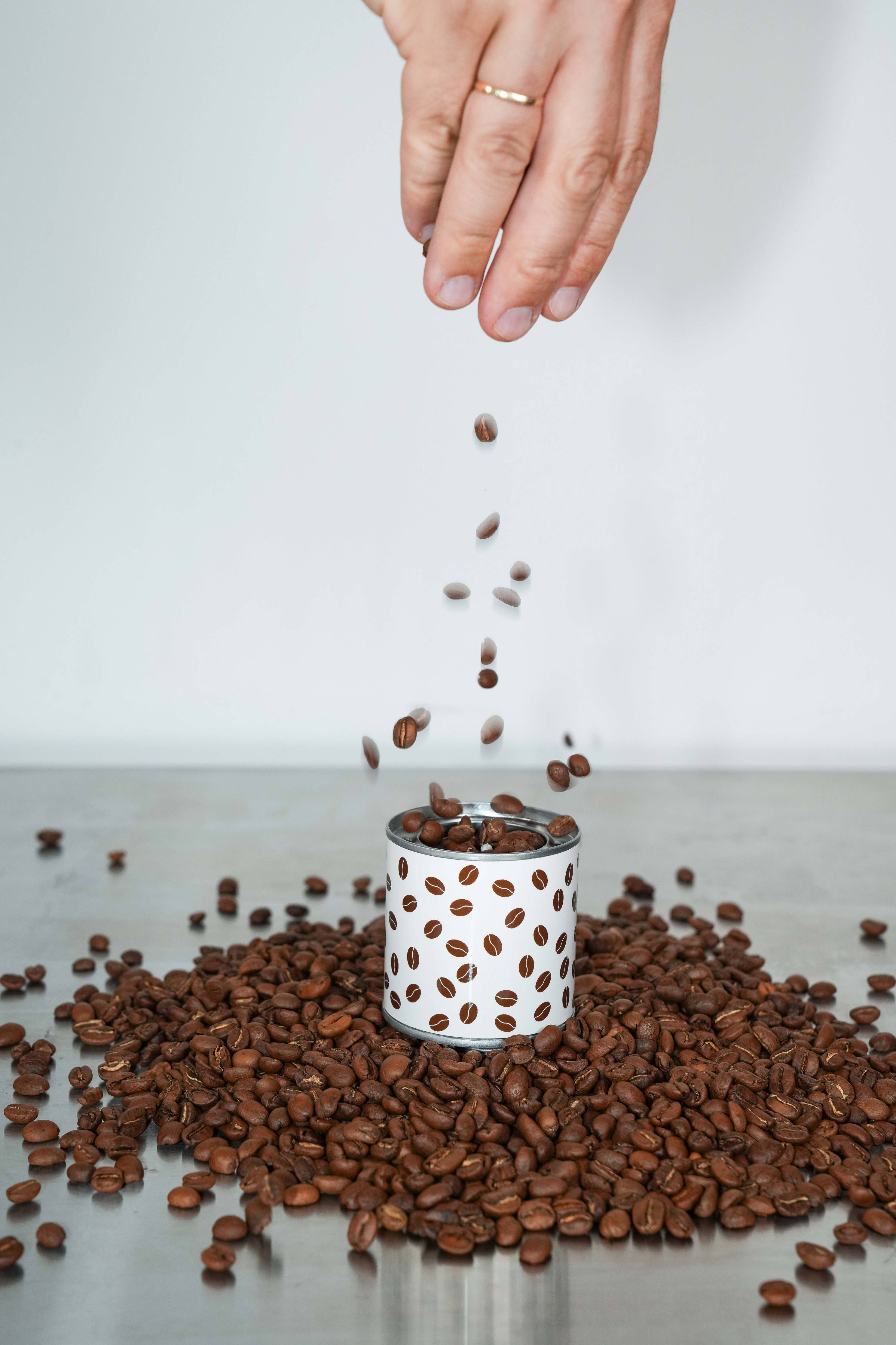 Bougie parfumée au café (café torréfié)