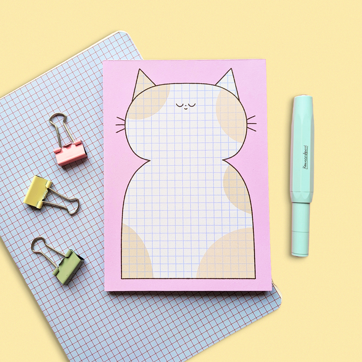Bloc-notes chat mignon (format A6)
