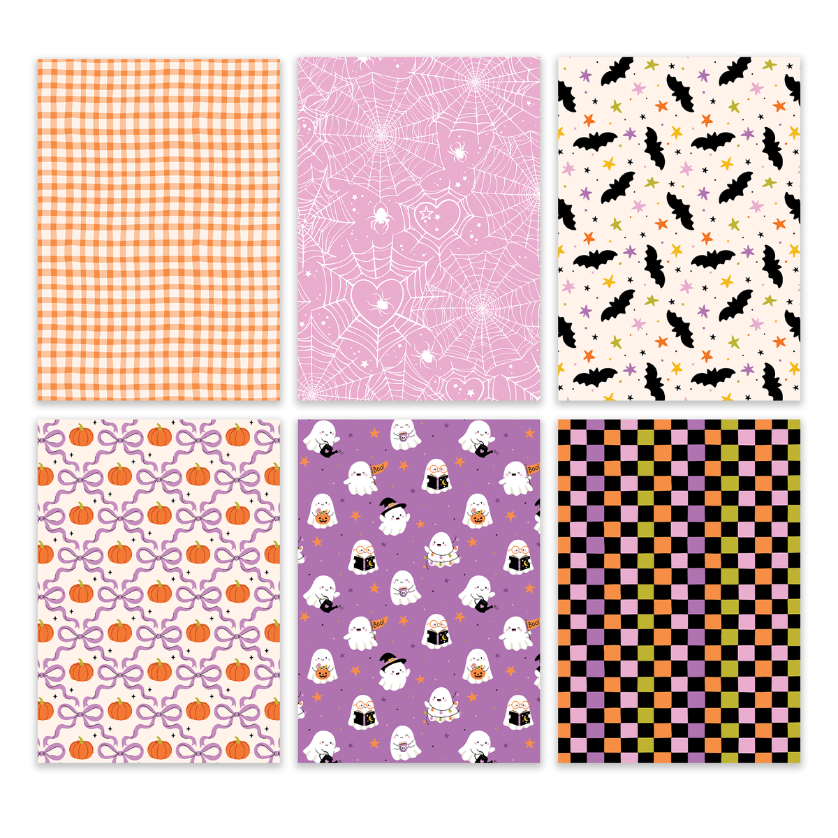 Ensemble de papiers pour journal — effrayant mais mignon