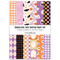 Ensemble de papiers pour journal — effrayant mais mignon