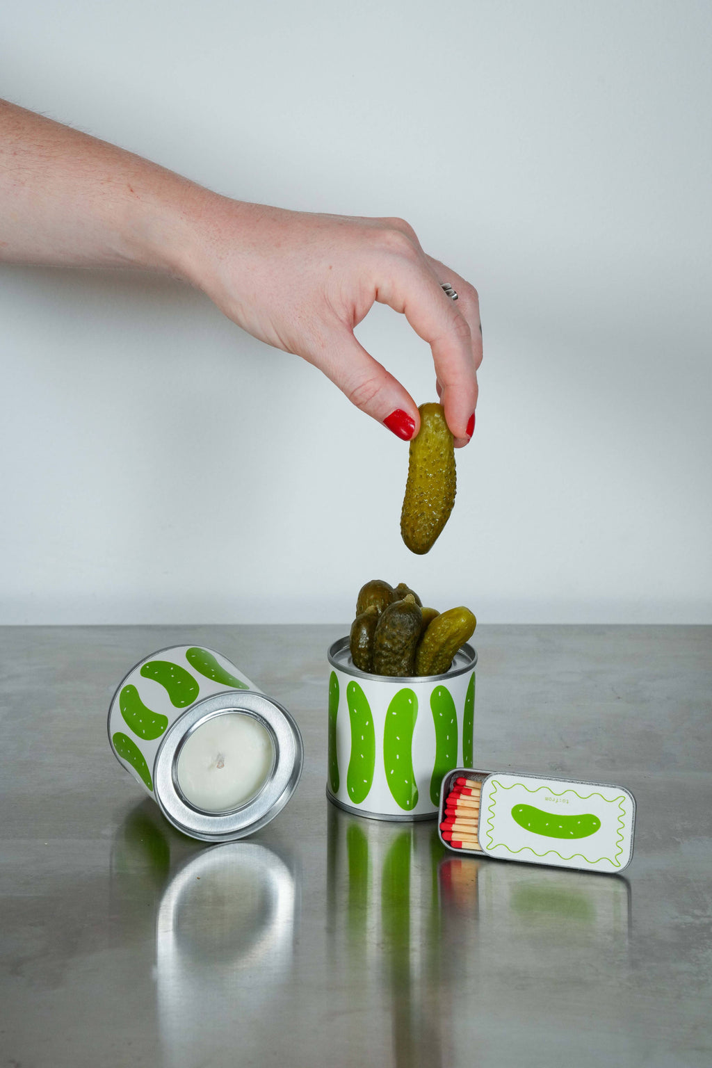 BOÎTE DE BOUGIE PICKLES (concombre + aneth)