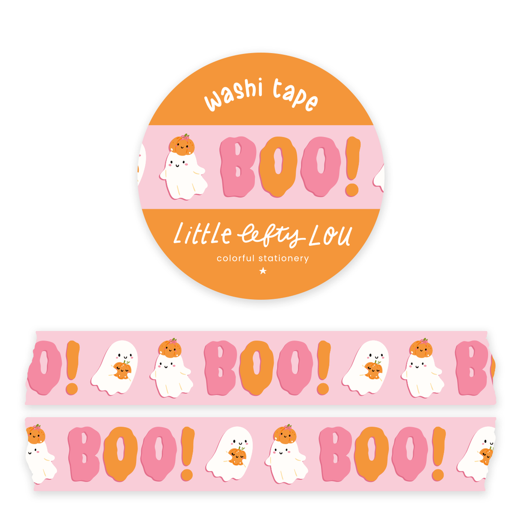 Ruban washi « Boo »