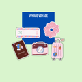 Pack 5 stickers Voyage Voyage