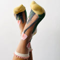 Chaussettes transparentes tulipes