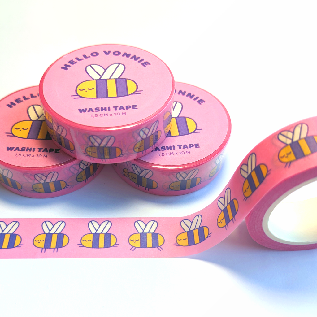 Ruban washi abeille