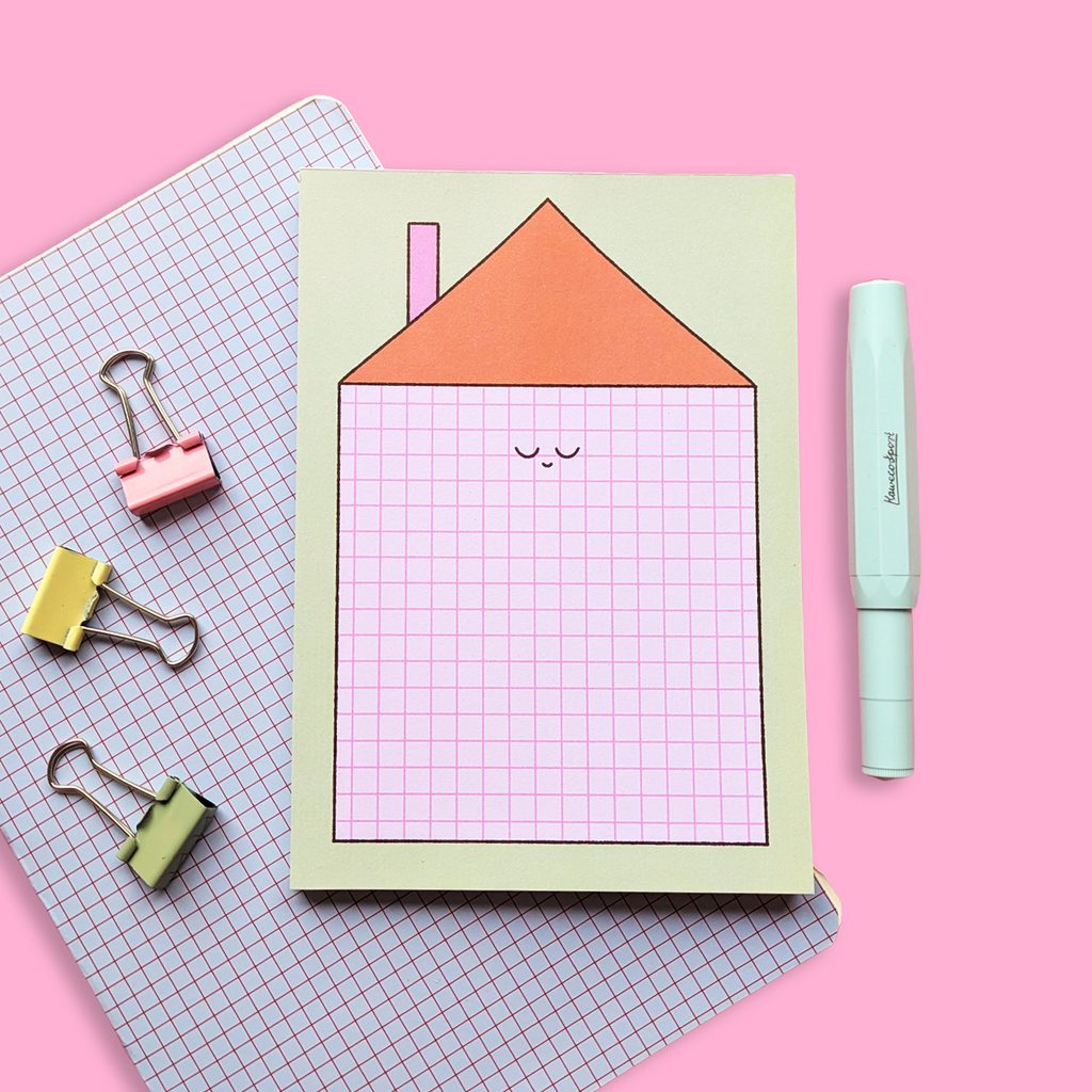 Bloc-notes maison douillette (format A6)
