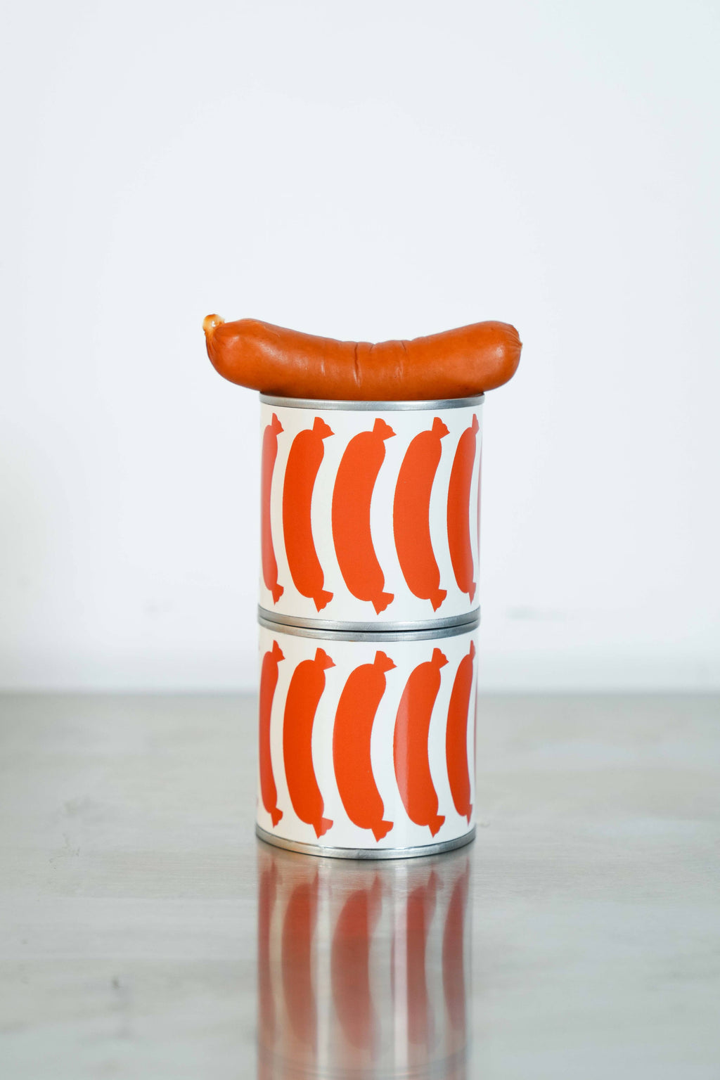 Bougie parfumée SAUCISSE (bois de chauffage + cumin)