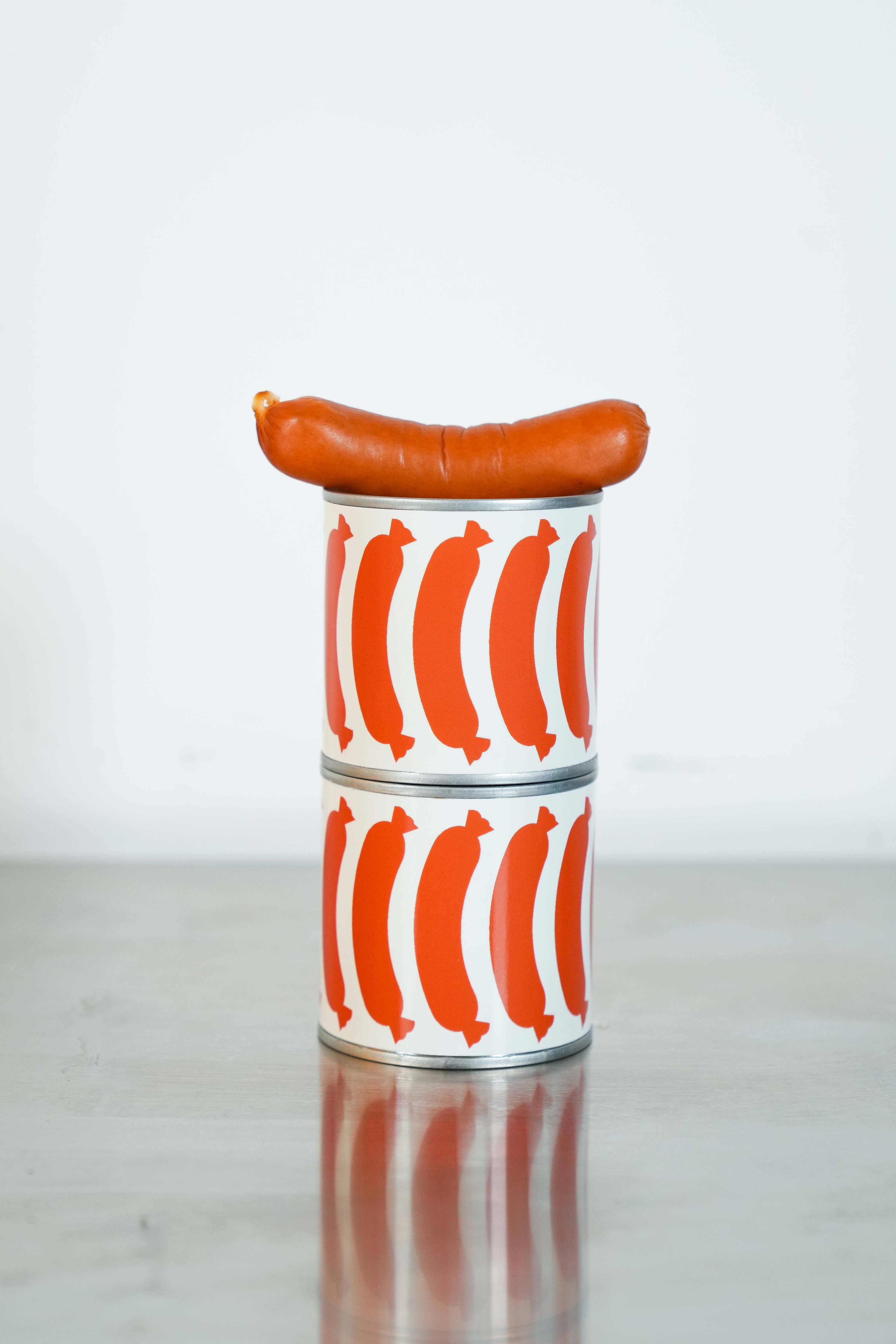 Bougie parfumée SAUCISSE (bois de chauffage + cumin)