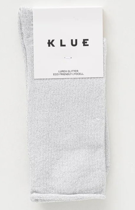 Chaussettes Lurex blanches