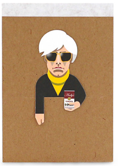 Carnet de croquis Andy Warhol
