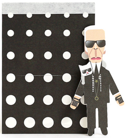 Carnet de croquis Karl Lagerfeld