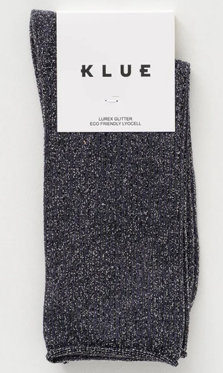 Chaussettes lurex grises