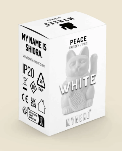 Lucky Cat Blanc Paix