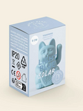 Chat Porte-Bonheur Solaire Bleu Ciel