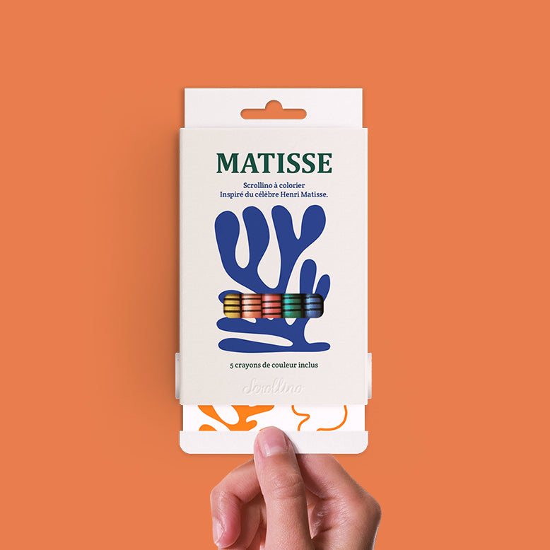Livre de coloriage Scrollino Matisse