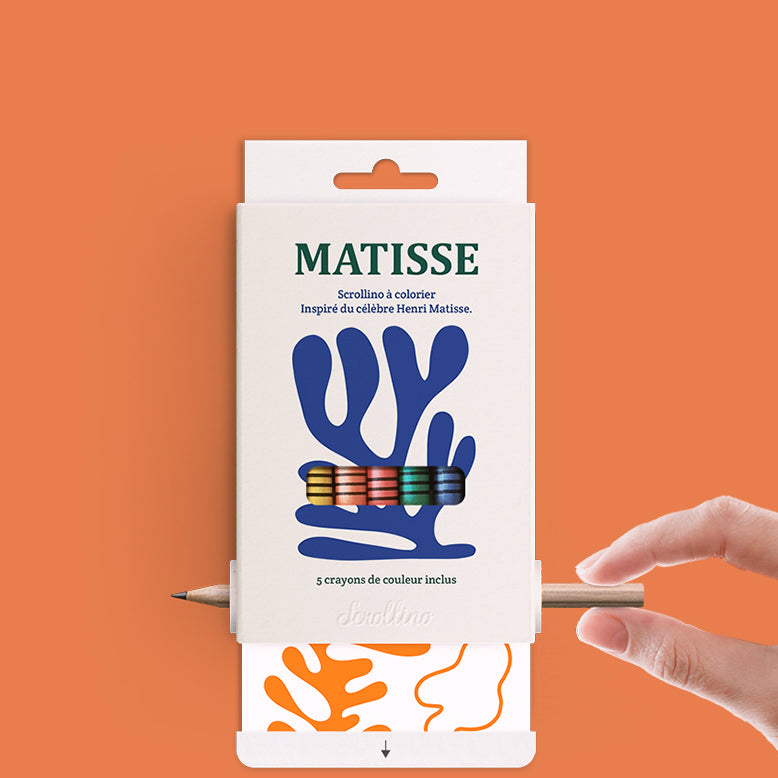 Livre de coloriage Scrollino Matisse