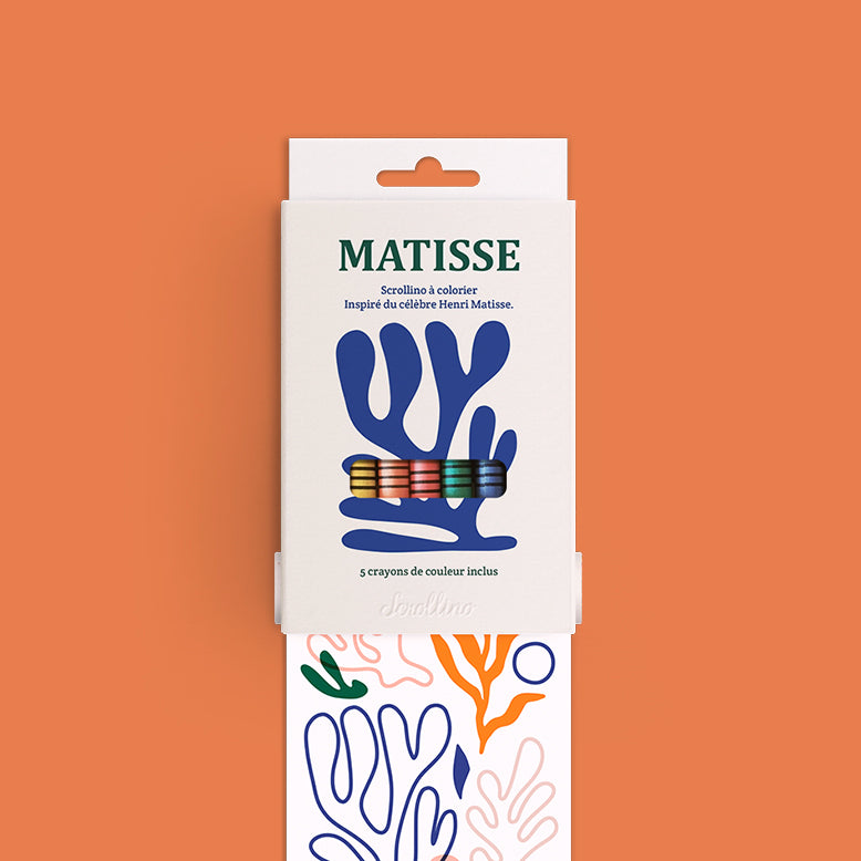 Livre de coloriage Scrollino Matisse