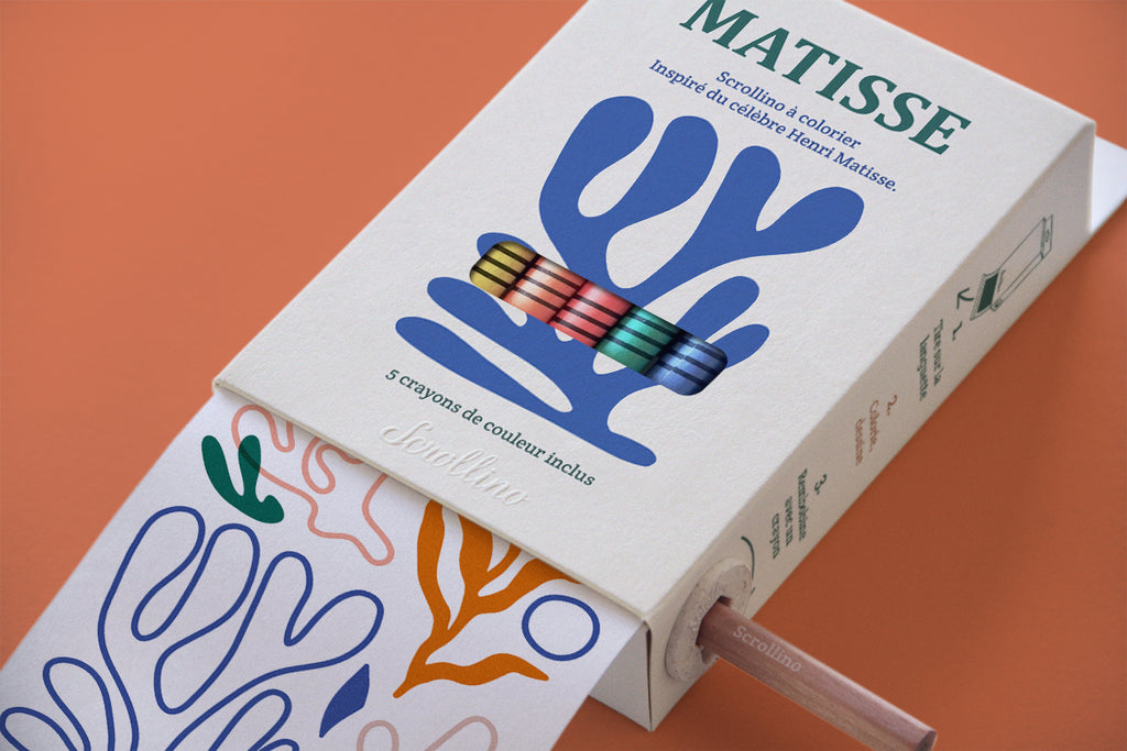 Livre de coloriage Scrollino Matisse