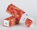 Lacets tye and dye rouges