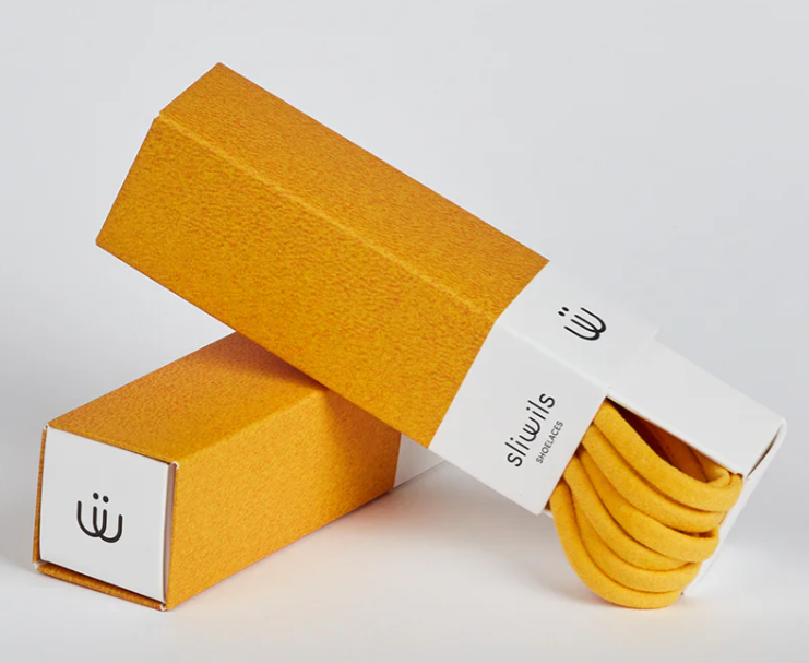 Lacets suédine jaune
