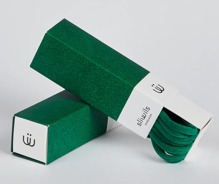 Lacets suédine verte