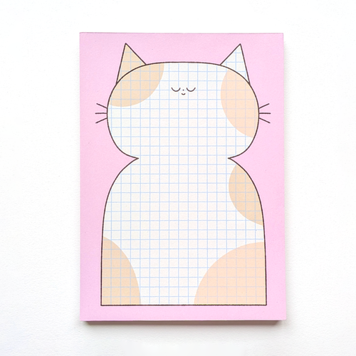 Bloc-notes chat mignon (format A6)