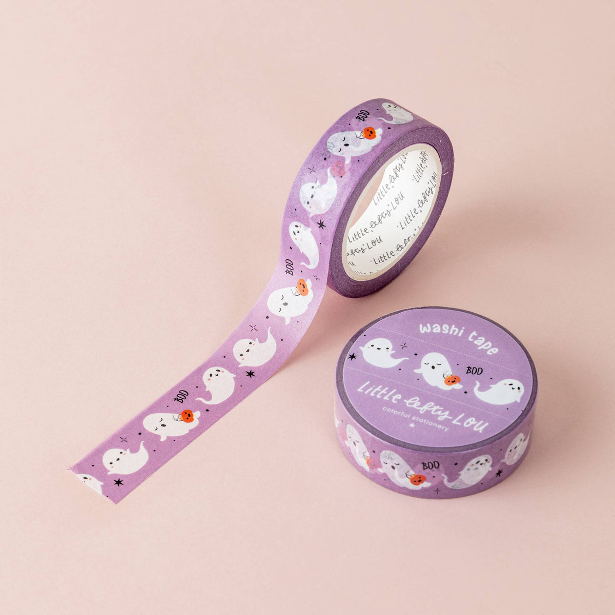 Ruban Washi Ghosts, violet
