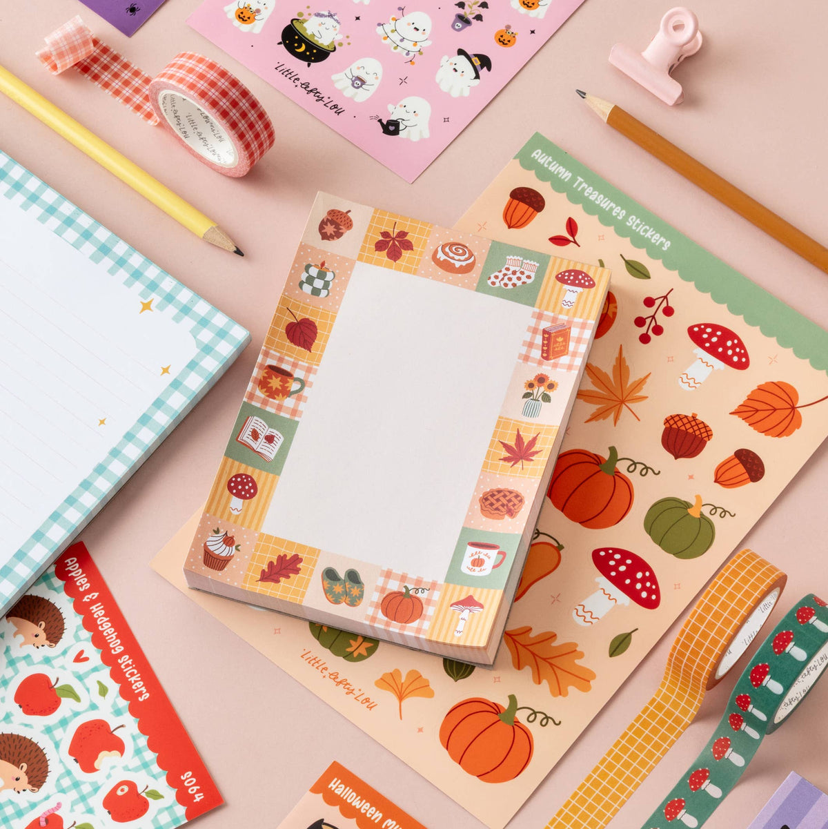 Bloc-notes A6 Patchwork Automne
