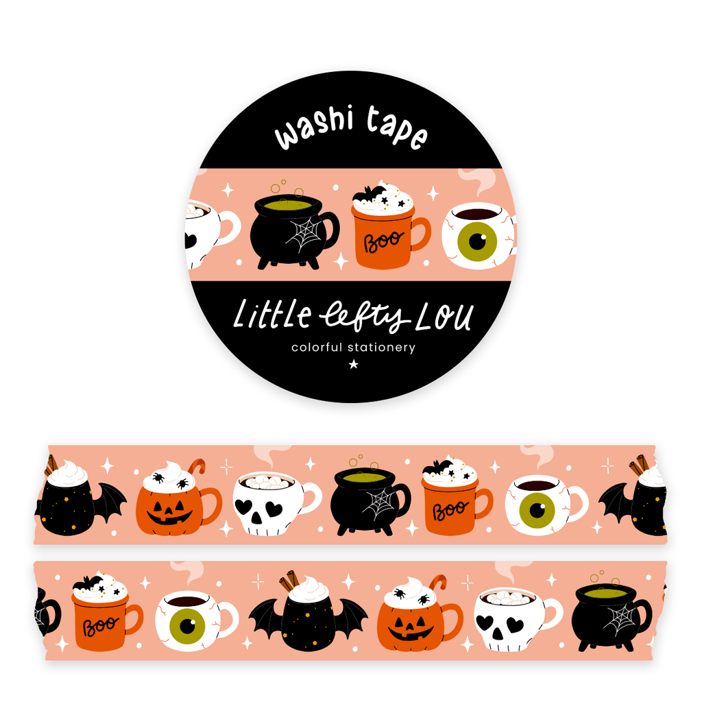 Ruban washi Halloween — Boissons