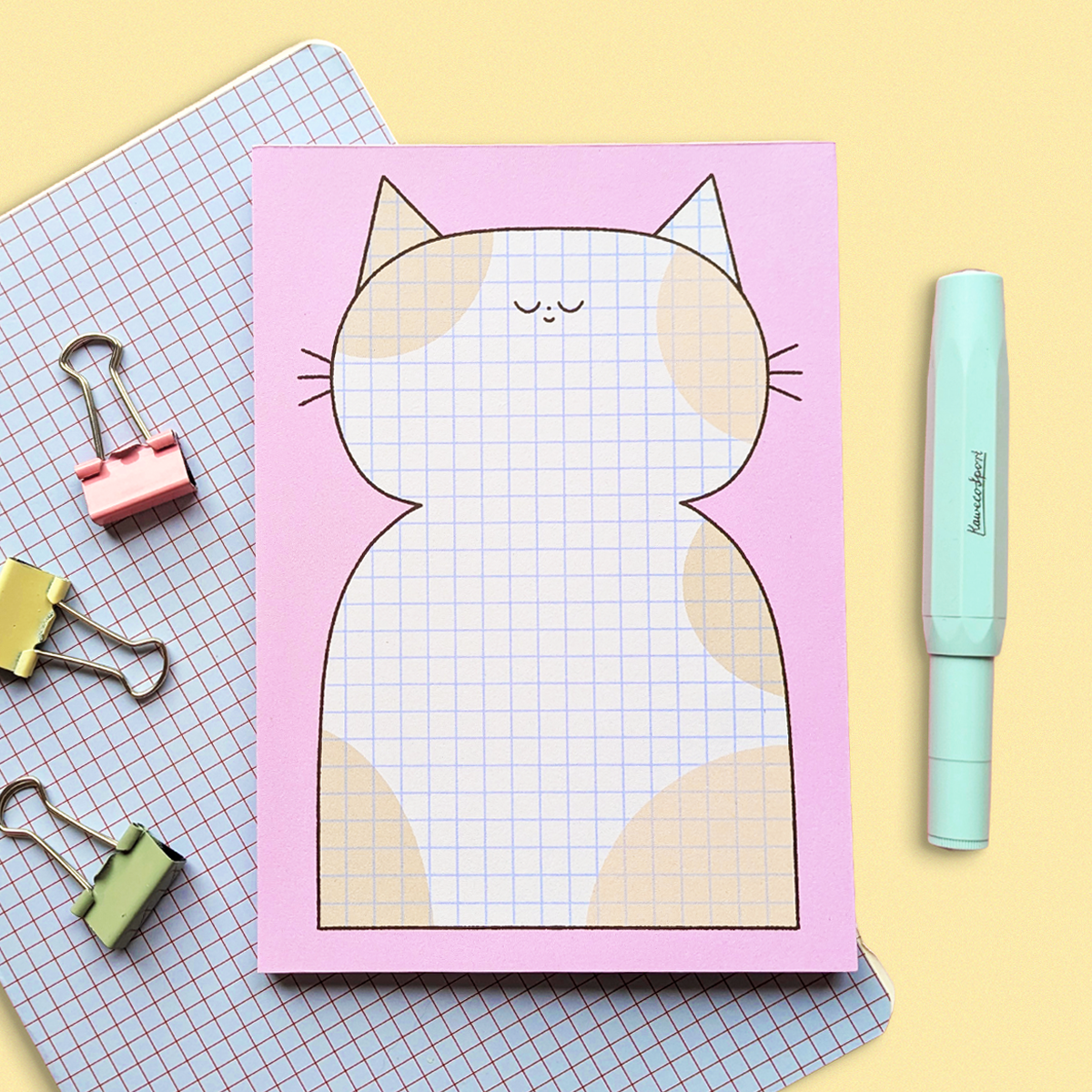 Bloc-notes chat mignon (format A6)