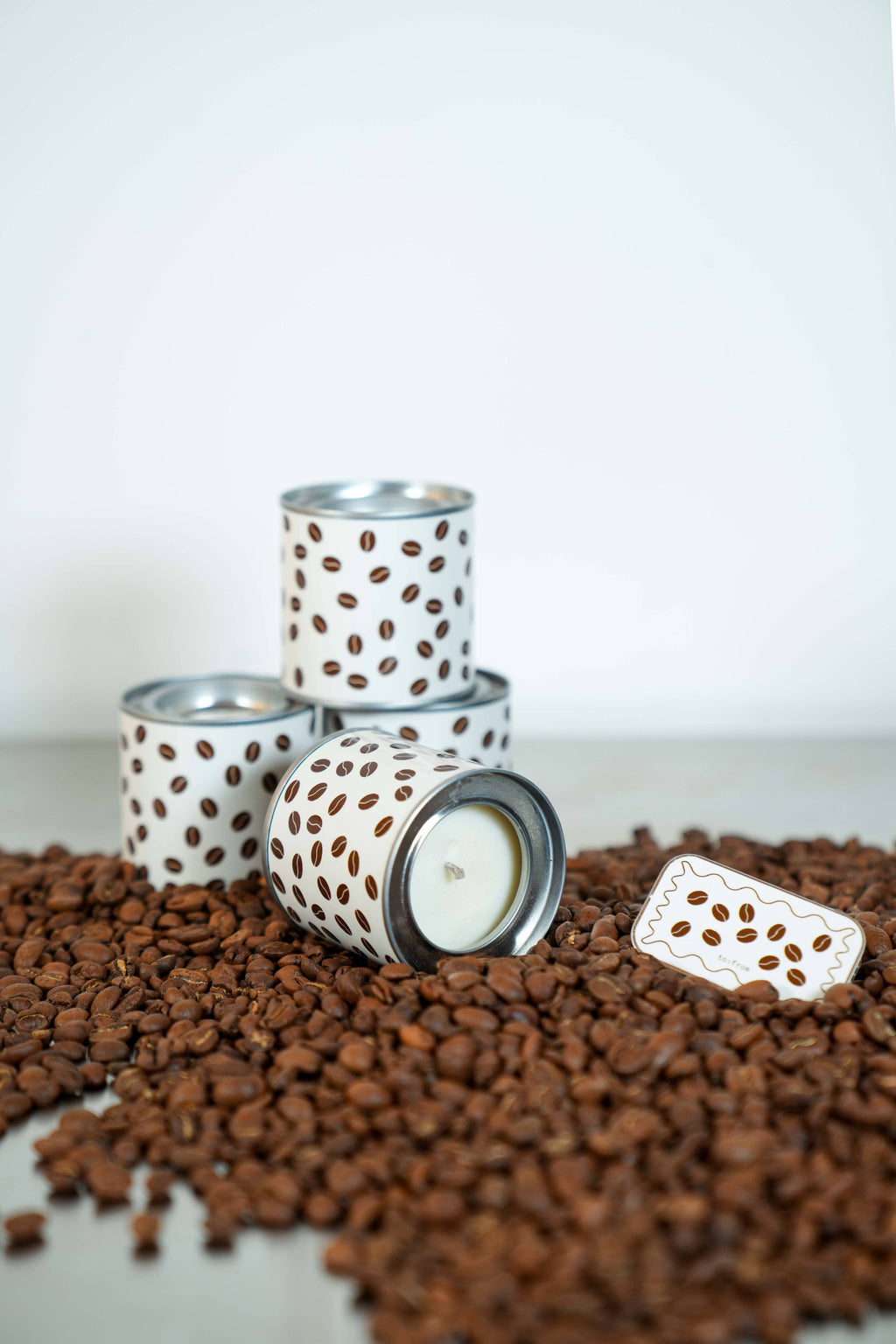 Bougie parfumée au café (café torréfié)