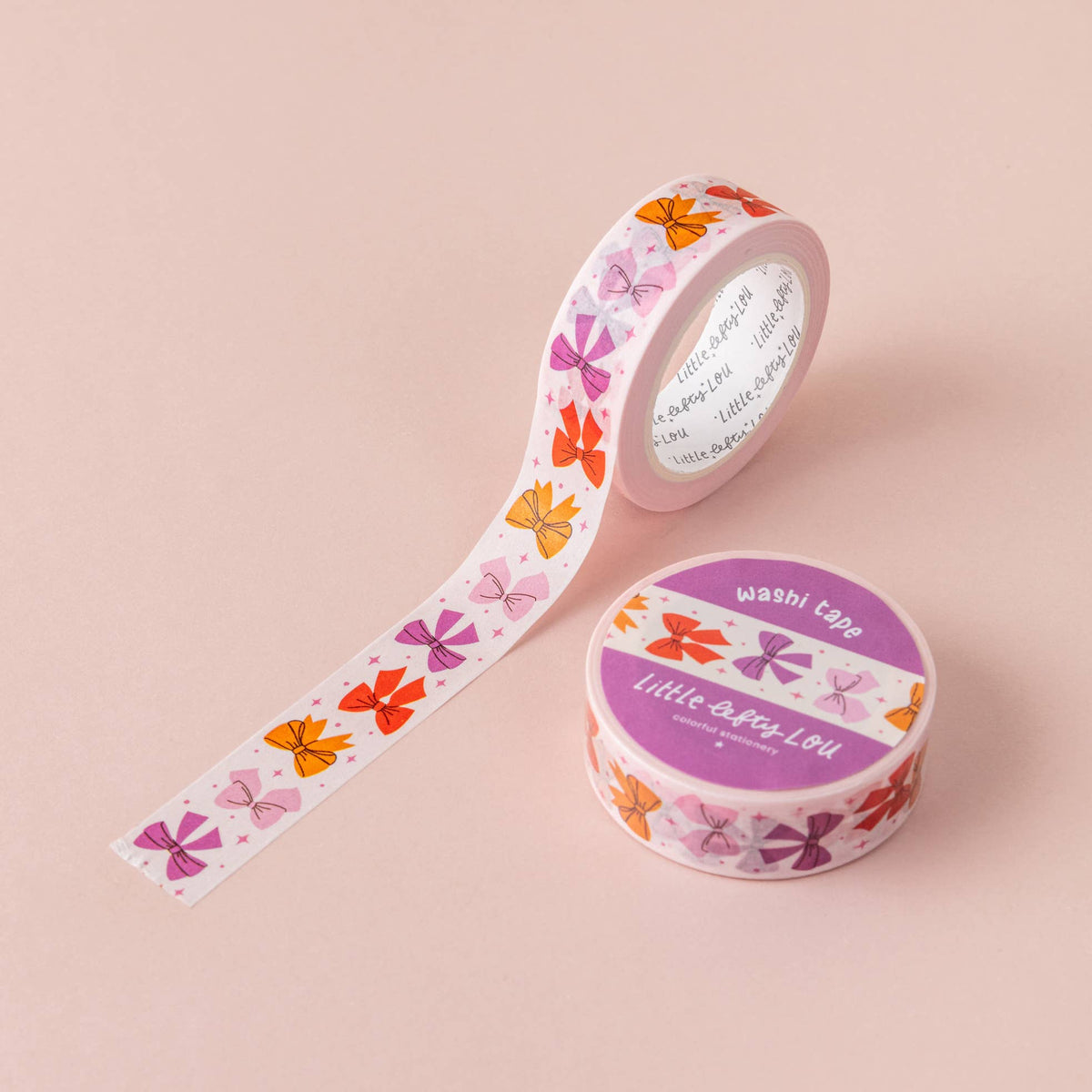 Ruban adhésif en tissu Washi Bows