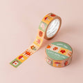 Ruban washi patchwork d'automne