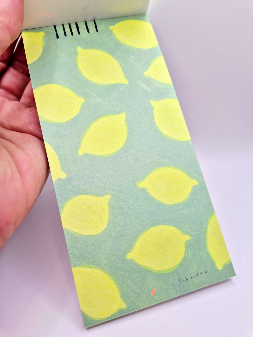 Bloc notes Citrons