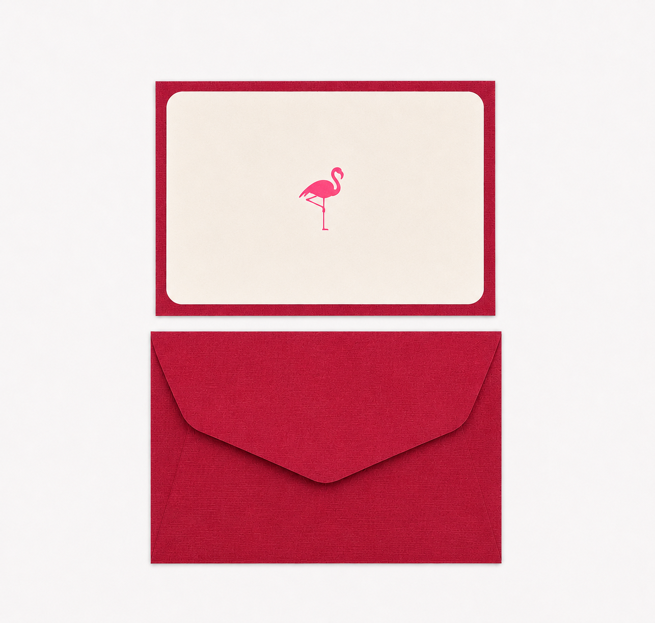 Mini carte Flamand rose