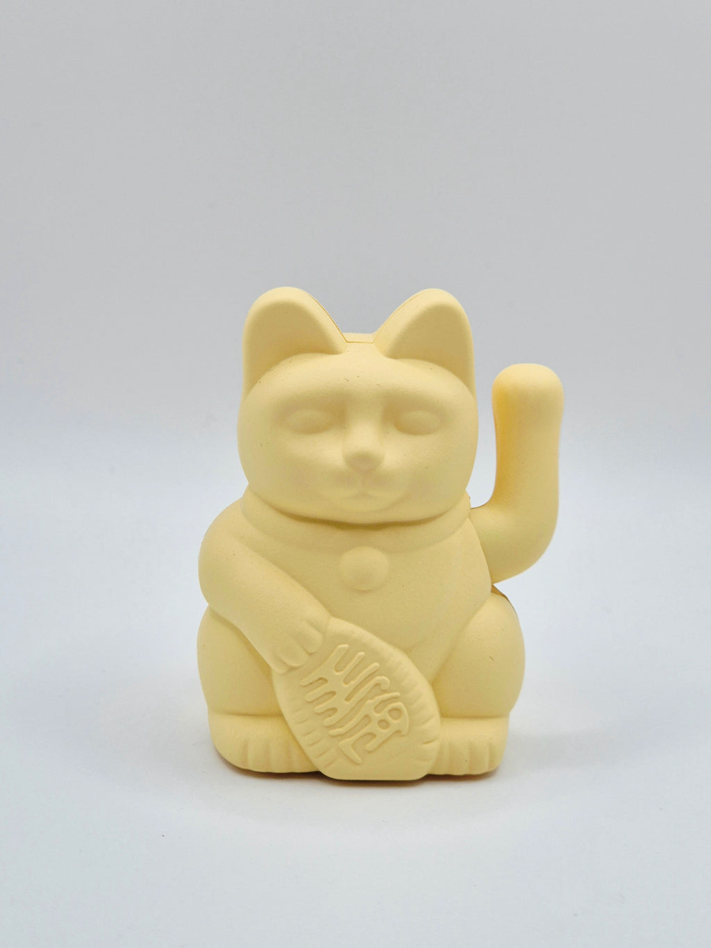 Lucky Cat solaire jaune Richesse
