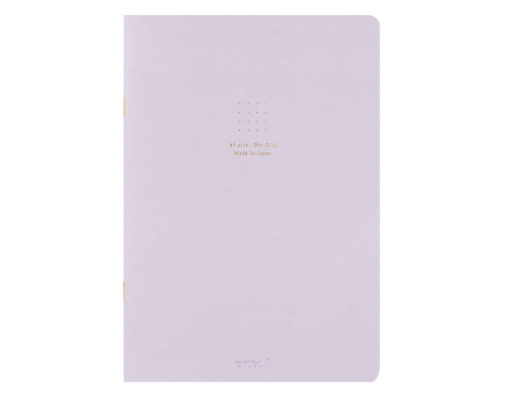 Cahier à spirales quadrillage à points violets