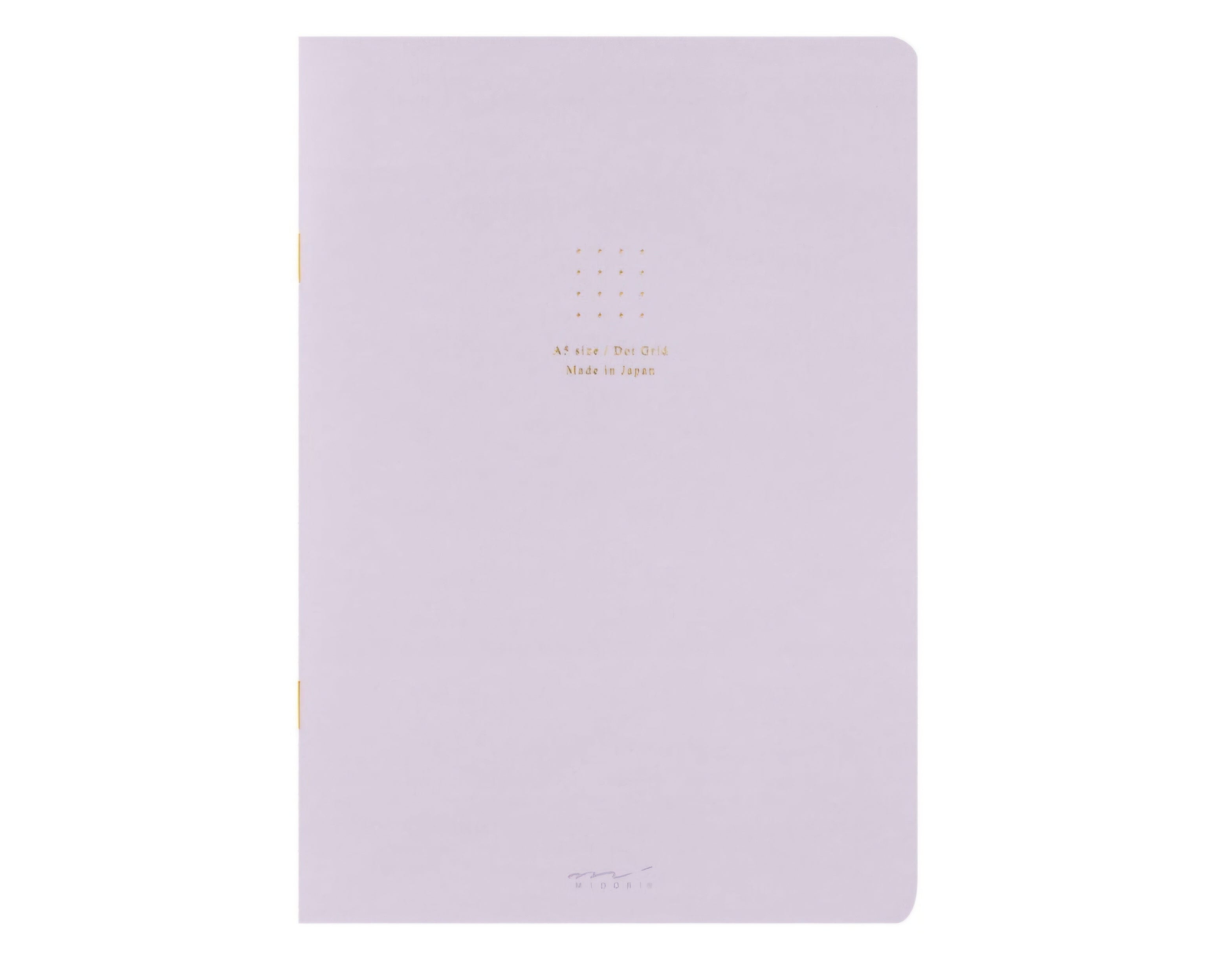 Cahier à spirales quadrillage à points violets