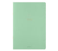 Cahier à spirales quadrillage à points verts