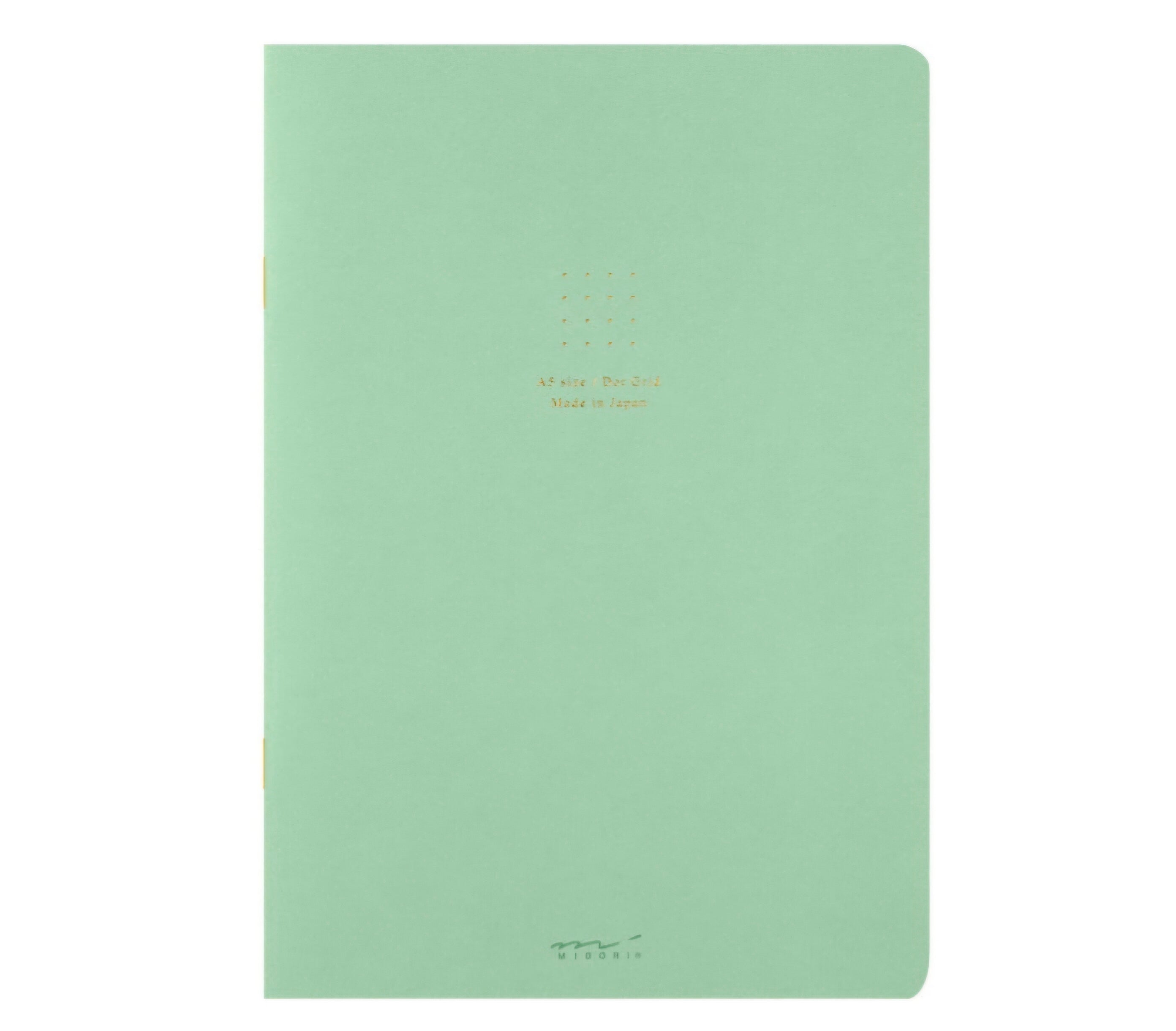 Cahier à spirales quadrillage à points verts