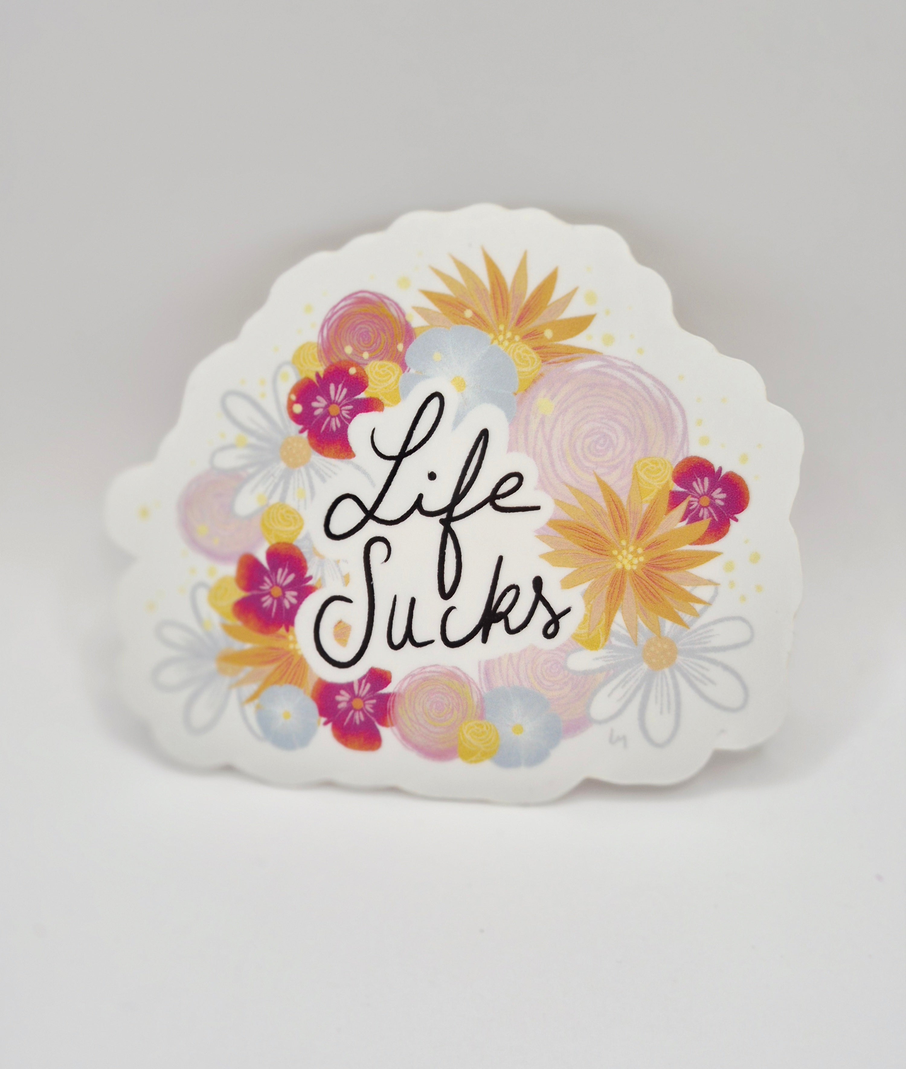 Sticker Lufe sucks